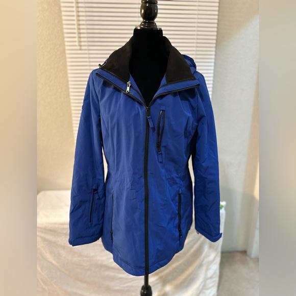 Andrew Marc 2 in 1 black and blue cute winter ski/snow coat - Picture 10 of 16